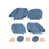 1-KIT DE FUNDAS ASIENTO-Vinilo-Azul sombra-2 asientos