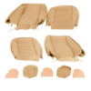 1-KIT DE FUNDAS ASIENTO-Vinilo-Beige-2 asientos