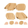 1-KIT DE FUNDAS ASIENTO-Vinilo-Beige oscuro-2 asientos