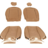 1-KIT DE FUNDAS ASIENTO-Cuero-Beige-2 asientos