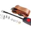 1-KIT DE CINTURÓN  DE SEGURIDAD DTRO.-Tipo estático-30cm-Beige