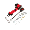 1-KIT DE CINTURON  DE SEGURIDAD DTRO.-Carreta de inercia-3 puntos-30cm-Rojo