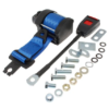1-KIT DE CINTURON  DE SEGURIDAD DTRO.-Carreta de inercia-3 puntos-30cm-Azul